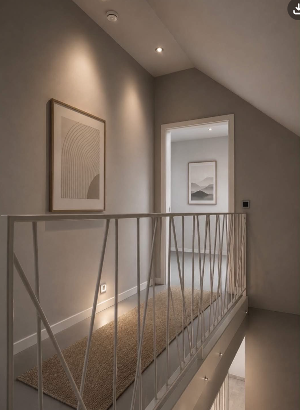 Garde-corps mezzanine blanc design