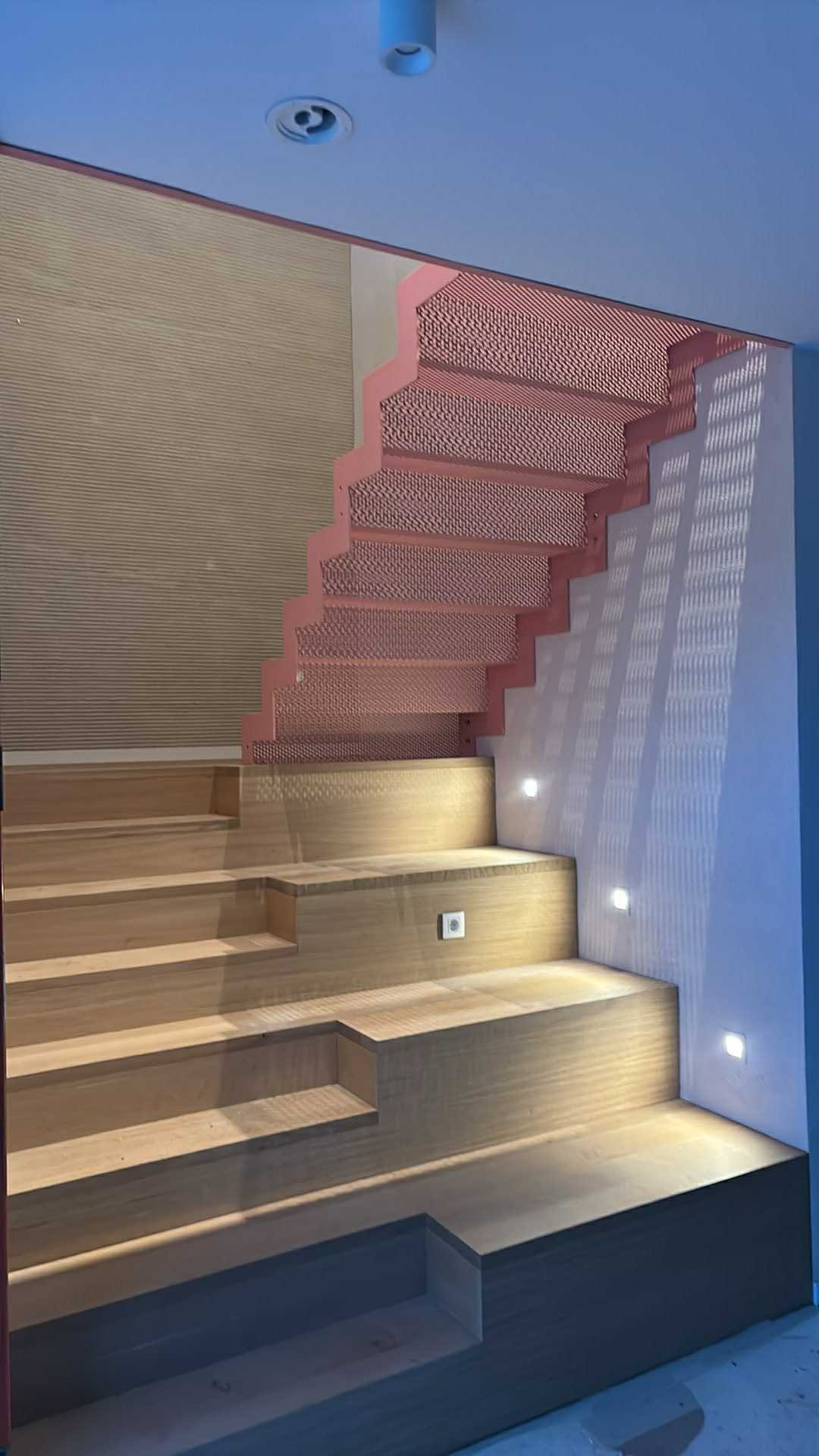 Escalier design éclairage LED