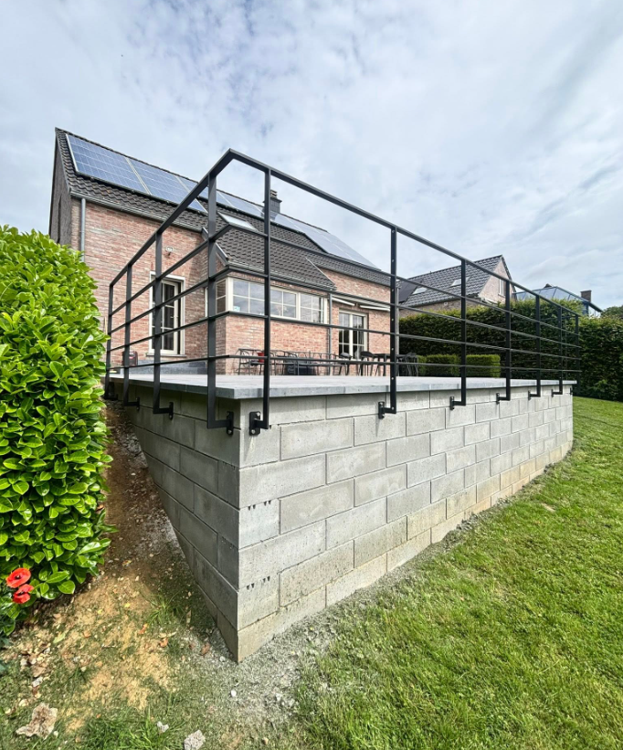 Garde-corps terrasse extérieure