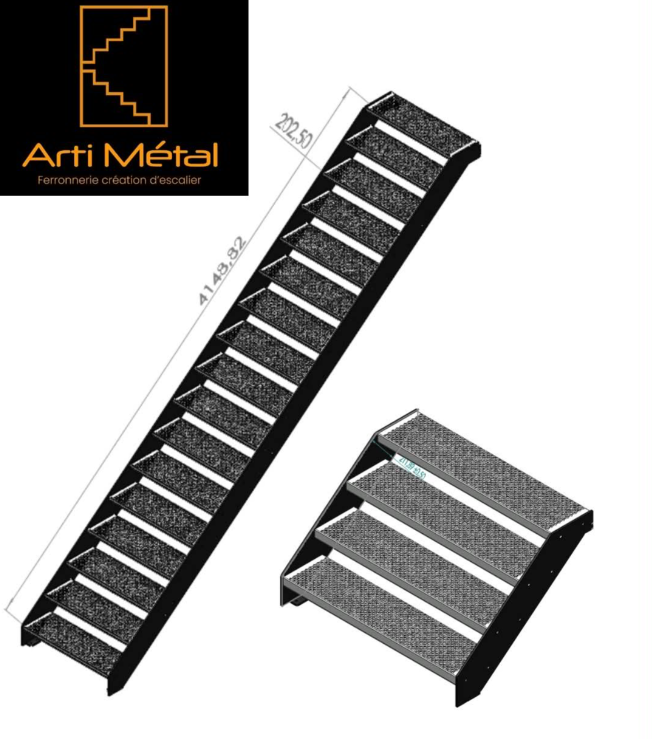 Conception 3D & plans techniques — Conception 3D structure métallique